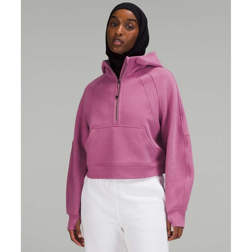 Lululemon Scuba Half Zip Hoodie Size XS/Small Velvet Dust Purple/Pink
